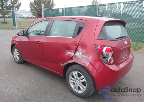 2012 Chevrolet Sonic 2Lt из США, поврежденный, VIN 1G1JC6SH2C4122561